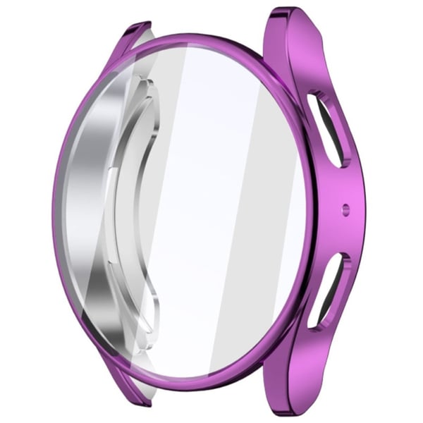 Samsung Galaxy Watch7 44 mm etui Full Guard Soft Flexible Watch Protector Innebygd skjermbeskyttelse - Lilla
