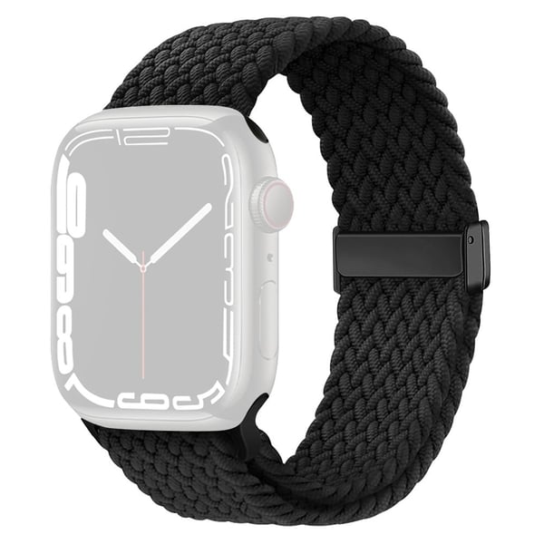 Apple Watch 49mm / 45mm / 44mm / 42mm kelloranneke - Musta