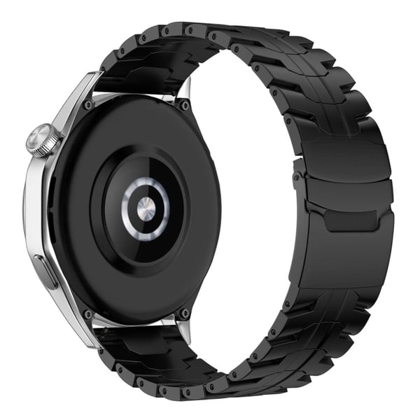 Huawei Watch 4 / 4 Pro / Watch GT 4 46mm kellonauha 22mm puhdasta titaania rannehihna - Musta