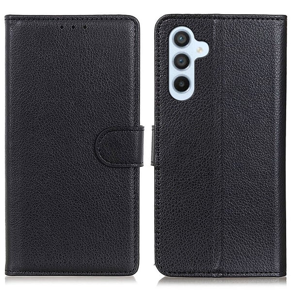Klassisk Samsung Galaxy S24 FE flip etui - Sort Klassisk Samsung Galaxy S24 FE flip etui - Sort