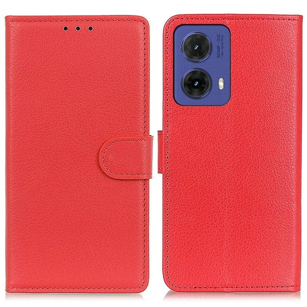 Classic Motorola Moto G85 flip kuoret - Punainen