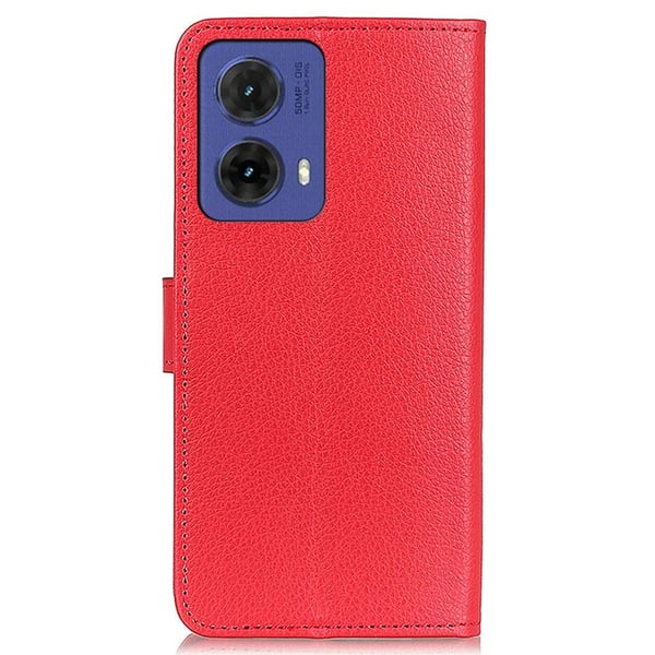 Classic Motorola Moto G85 flip kuoret - Punainen