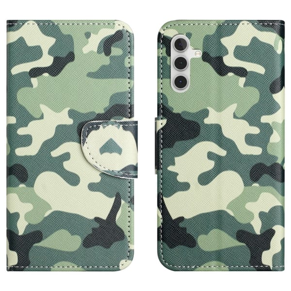 Butterfly Samsung Galaxy A16 Læderetui - Camouflage