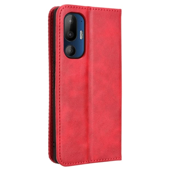 Bofink Vintage HTC U24 Pro nahkakotelo - Punainen