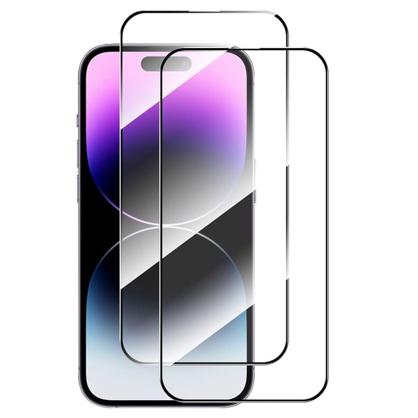 2kpl HAT PRINCE 0,26 mm lasinen näytönsuoja laitteelle iPhone 16 Pro