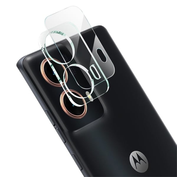 IMAK kamerabeskytter i glass med akryllinsedeksel for Motorola Moto G85