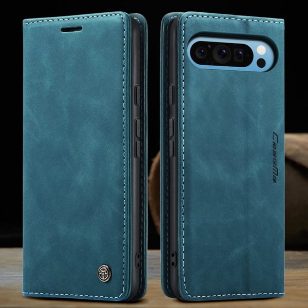 CaseMe Google Pixel 9 Pro XL vintage etui - Blå