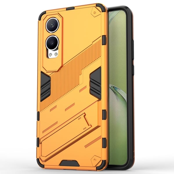 Støtsikkert hybriddeksel med et moderne preg for OnePlus Nord CE4 / Oppo K12x - Oransje