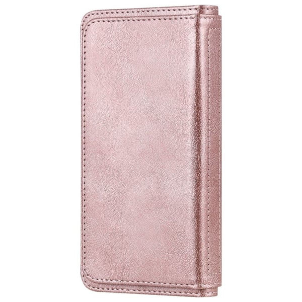 Samsung Galaxy S24 FE fodral med 10 fickor - Roséguld