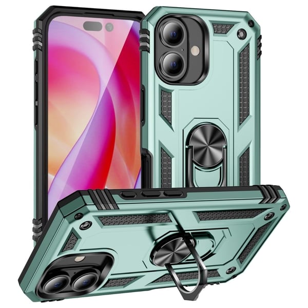 Bofink Combat iPhone 16 cover - Sortliggrøn