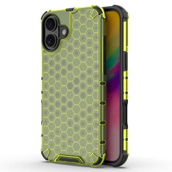 Bofink Honeycomb iPhone 16 Plus kotelot - Vihreä