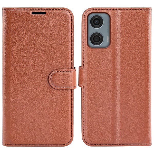 Classic Motorola Moto G24 Power flip etui - Brun