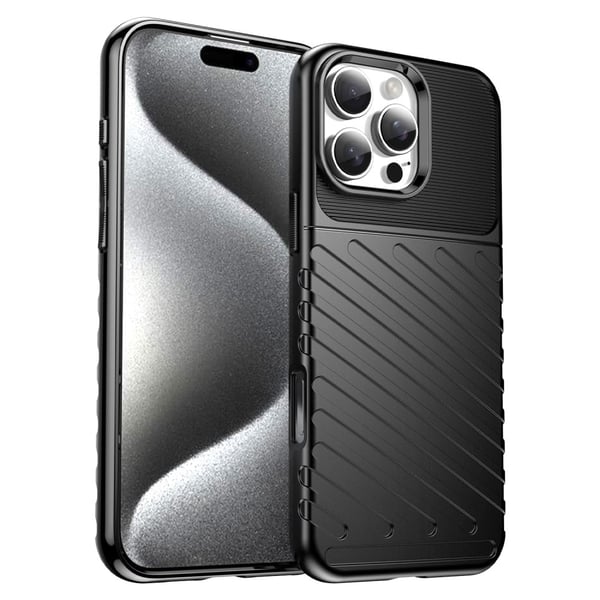 Thunder iPhone 16 Pro skal - Svart