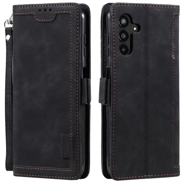 Surburbian Samsung Galaxy A16 læder flip etui - Sort