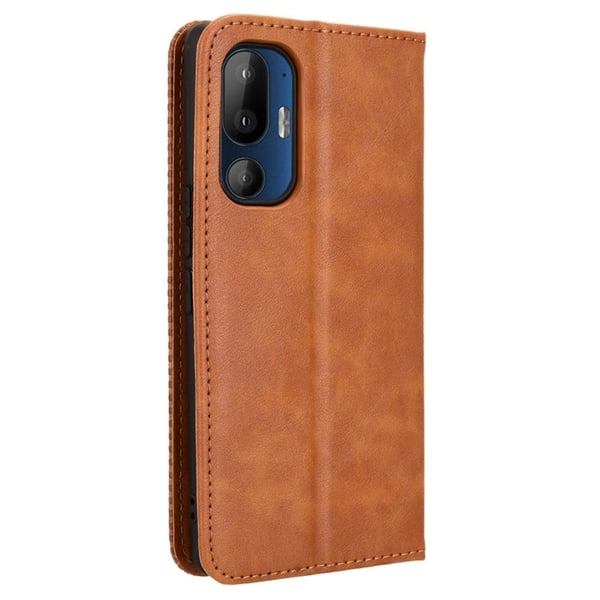 Bofink Vintage HTC U24 Pro lærveske - Brun