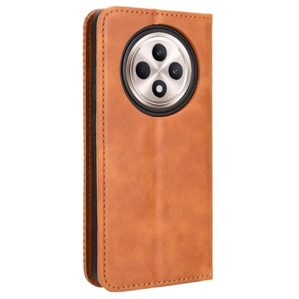 Bofink Vintage Oppo Reno12 F læderetui - Brun