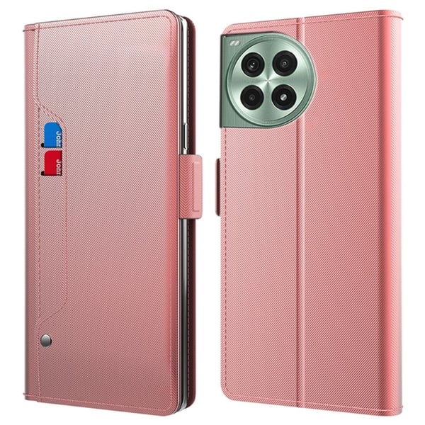 OnePlus Ace 3 Pro etui med makeup-spejl i smart design - Rødguld