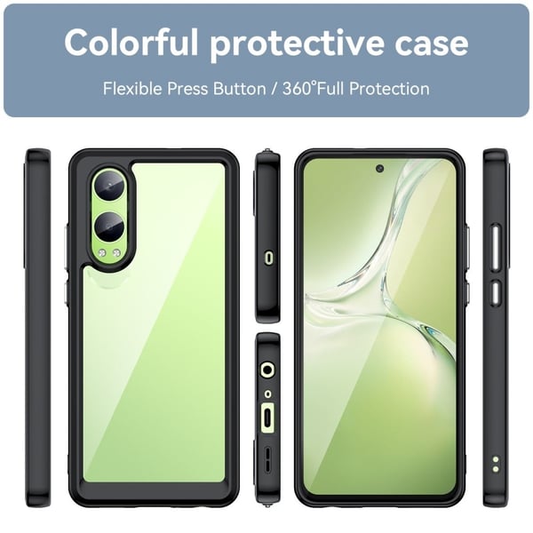 OnePlus Nord CE4 Lite / Oppo K12x smart akryldeksel - Svart
