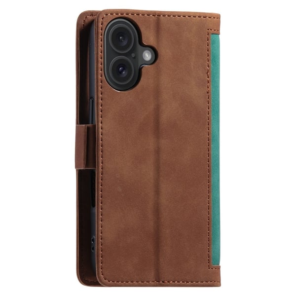 Surburbian iPhone 16 flip-etui i lær - Grønn