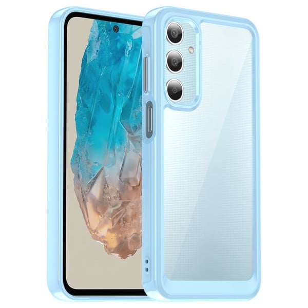 Samsung Galaxy M35 smart akryl cover - Blå