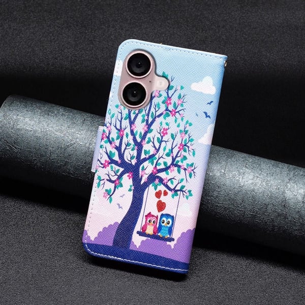 Wonderland iPhone 16 Plus flip-etui - To Ugler