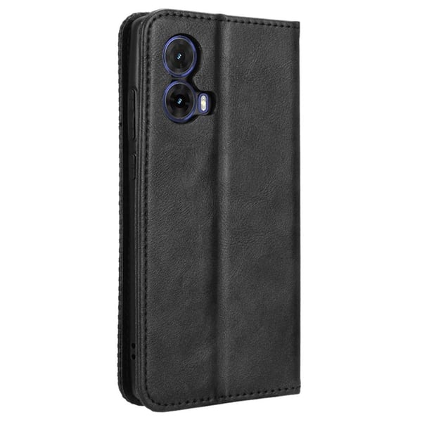 Bofink Vintage Motorola Moto G85 nahkakotelo - Musta