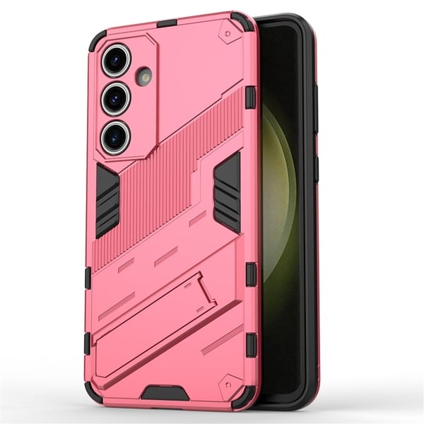 Støtsikkert hybriddeksel med et moderne preg for Samsung Galaxy S24 FE - Rose