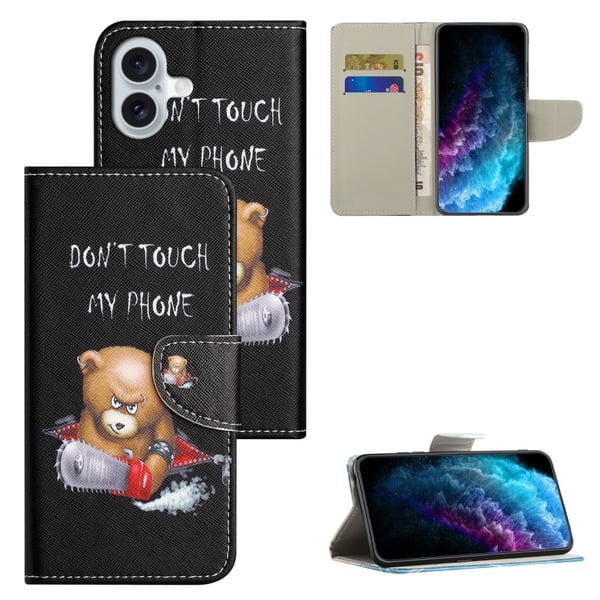 Wonderland iPhone 16 flip kuoret - Karhu