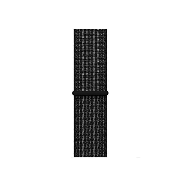 Apple Watch Series 5 44 mm ensfarget nylonarmbånd - Svart