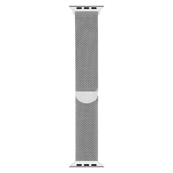 Apple Watch Series 4 44mm Milanese Rustfritt Stål Klokkereim - Sølv