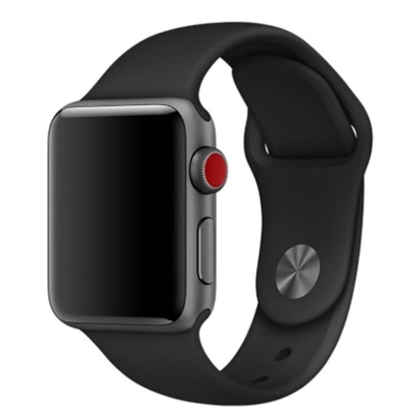 Apple Watch Series 4 40mm fleksibel silikone Urrem - Sort