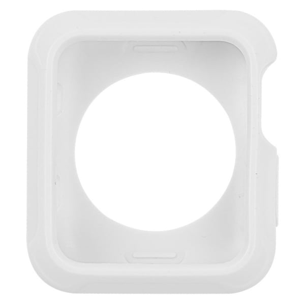 Apple Watch Series 3/2/1 38mm Fleksibel Holdbar Etui - Hvit Apple Watch Series 3/2/1 38mm Fleksibel Holdbar Etui - Hvit