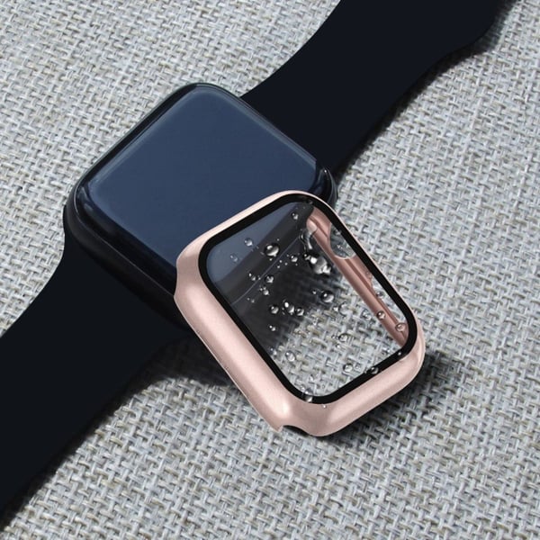 Apple Watch Series 5 40 mm galvaniseringsramme med herdet glass - Rosa