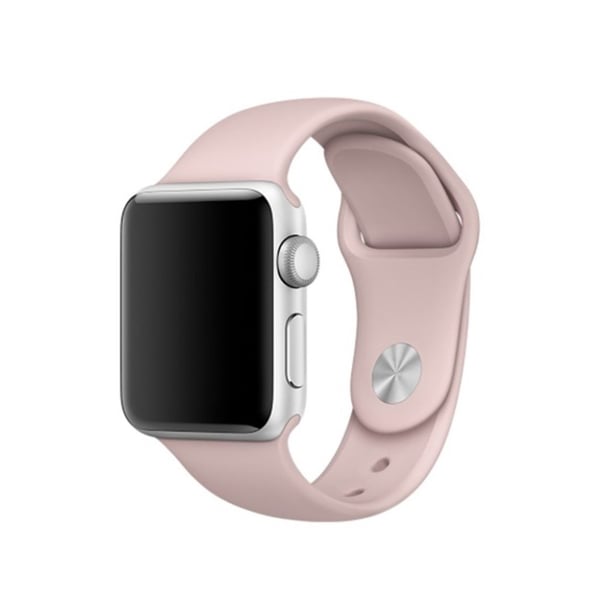 Apple Watch Series 4 44mm Silikon smartklokke Bandet - Lys Rosa