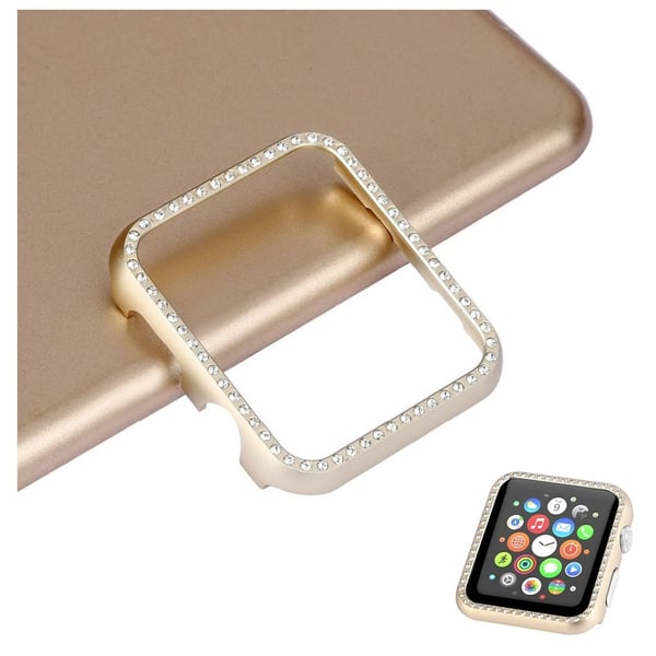 Apple Watch Series 4 40mm aluminiumsramme diamant deksel - Gold Apple Watch Series 4 40mm aluminiumsramme diamant deksel - Gold