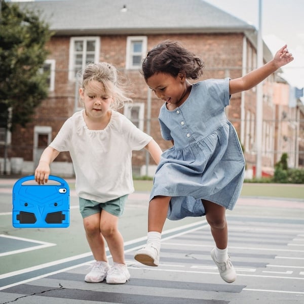 iPad Air 11 (2024) Fodral med kickstand Sparrow Style EVA Tablet Cover - Blå