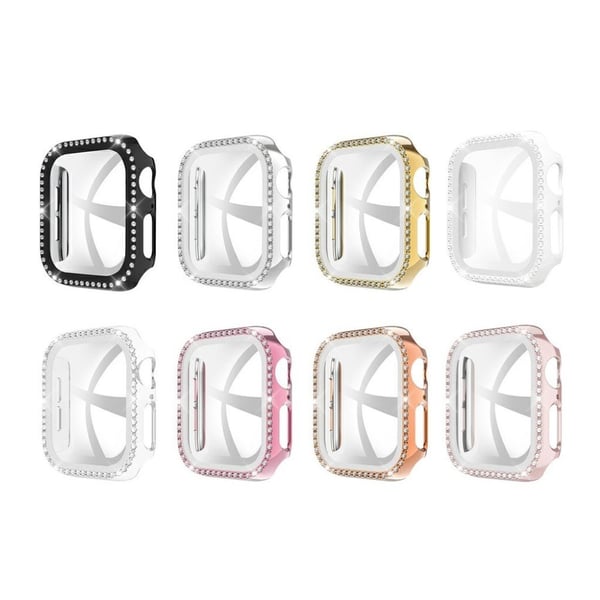 Apple Watch Serie 6 / 5 44 mm strassramme - Svart