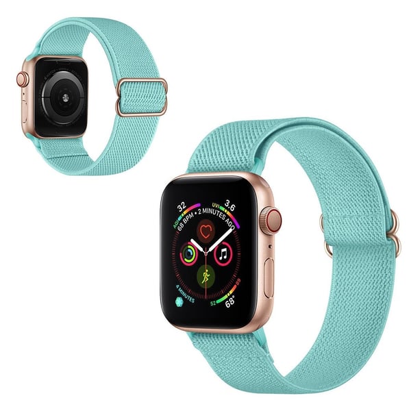 Apple Watch Series 6 / 5 40 mm urrem i vevd stil - Lysegrønn