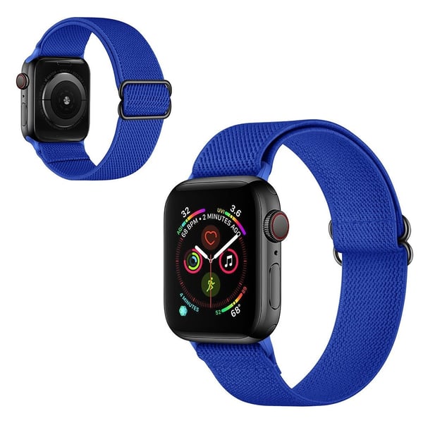 Apple Watch Series 6 / 5 40 mm urrem i vevd stil - Mørkeblå