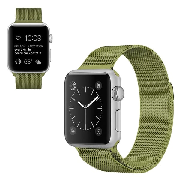 Apple Watch Series 6 / 5 44 mm JTL urrem i rustfritt stål - Grønn
