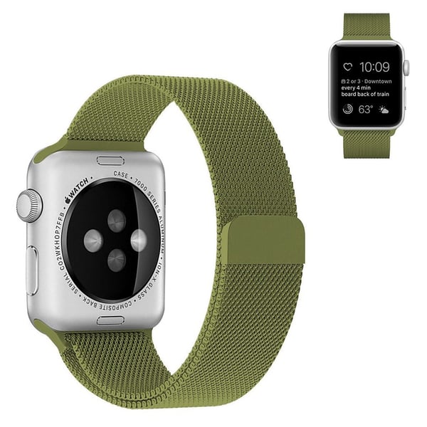 Apple Watch Series 6 / 5 40mm JTL ruostumattomasta teräksestä valmistettu ranneke - Vihreä