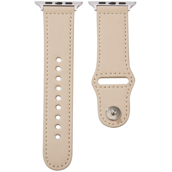 KALEBOL Apple Watch Series 49mm - 45mm - 44mm - 42mm klokkerem, stor spenne - Aprikos KALEBOL Apple Watch Series 49mm - 45mm - 44mm - 42mm klokkerem, stor spenne - Aprikos