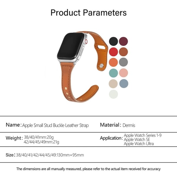 KALEBOL Apple Watch Series 49mm - 45mm - 44mm - 42mm Urrem, lille spænde - Lyserød