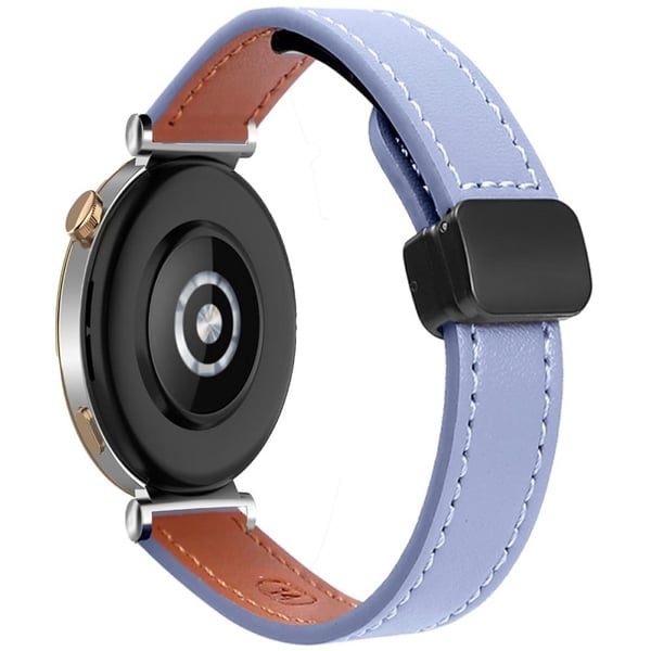 Samsung Galaxy Watch 22mm Magnetisk Buckle Slim Microfiber Leather Watch Strap - Lilla Samsung Galaxy Watch 22mm Magnetisk Buckle Slim Microfiber Leather Watch Strap - Lilla
