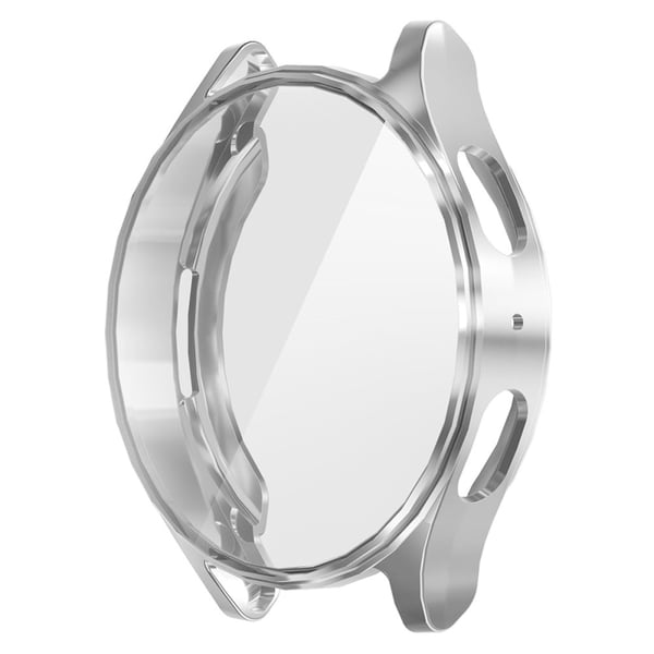 ENKAY HAT PRINCE Samsung Galaxy Watch7 40 mm beskyttelsesdeksel fleksibelt urdeksel med innebygd skjermfilm - Sølv ENKAY HAT PRINCE Samsung Galaxy Watch7 40 mm beskyttelsesdeksel fleksibelt urdeksel med innebygd skjermfilm - Sølv
