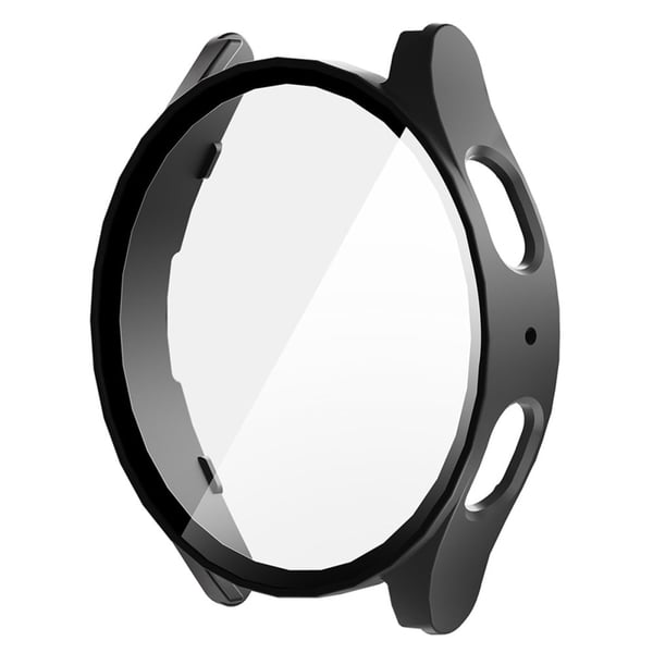 ENKAY HAT PRINCE Samsung Galaxy Watch7 44 mm støtsikkert beskyttelsesdeksel med innebygd skjermfilm - Svart