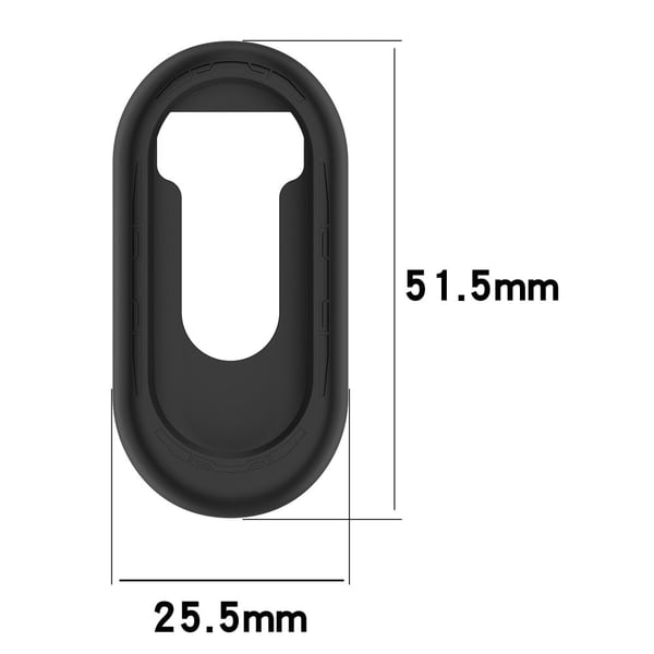 Xiaomi Mi Band 9 / 9 NFC Silikon Deksel Watch Frame Case Case Deksel Edge Protector - Oransje
