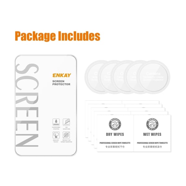 ENKAY HAT PRINCE 5-pakning Xiaomi Watch S4 Sport Skjermbeskytter 0,2 mm 9H Ultra Clear Watch Film