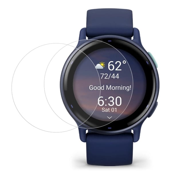 2-pak Garmin vivoactive 5 skærmbeskyttelse Ridsefast blød fleksibel urfilm