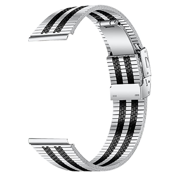 Garmin Vivoactive 4 klokkerem i rustfritt stål - Sølv / Svart Garmin Vivoactive 4 klokkerem i rustfritt stål - Sølv / Svart